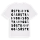 Östra Hyggås ordlek t-shirt