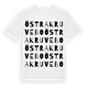 Östra Kruvebo ordlek t-shirt
