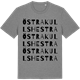 Mid Heather Gray t-shirt med Östra Kullshestra ordlek t-shirt