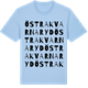 Blue Soul t-shirt med Östra Kvarnaryd ordlek t-shirt