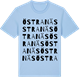 Blue Soul t-shirt med Östra Näs ordlek t-shirt