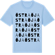 Blue Soul t-shirt med Östra Öja ordlek t-shirt