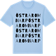 Blue Soul t-shirt med Östra Romnarp ordlek t-shirt