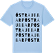 Blue Soul t-shirt med Östra Ubbarp ordlek t-shirt
