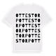 White t-shirt med Ottestorp ordlek t-shirt