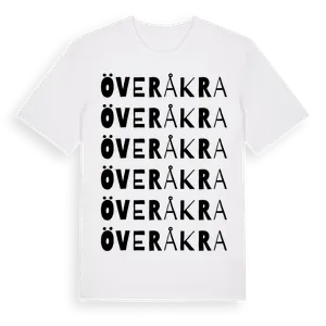 Överåkra ordlek t-shirt – ekologisk bomull t-shirt från Pinshirt