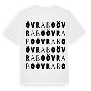 Övrabo ordlek t-shirt – ekologisk bomull t-shirt från Pinshirt