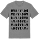 Mid Heather Gray t-shirt med Övravad ordlek t-shirt