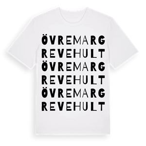 Övre Margrevehult ordlek t-shirt – ekologisk bomull t-shirt från Pinshirt