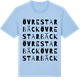 Blue Soul t-shirt med Övre Starbäck ordlek t-shirt