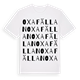 Oxafällan ordlek t-shirt