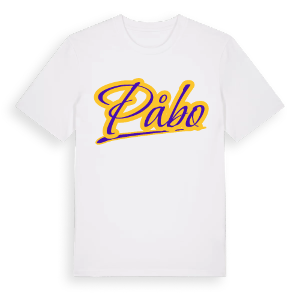 Påbo baseball t-shirt – ekologisk bomull t-shirt från Pinshirt