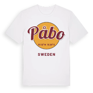 Påbo cirkel t-shirt – ekologisk bomull t-shirt från Pinshirt