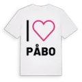 Jag älskar Påbo t-shirt stort tryck