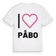 Jag älskar Påbo t-shirt stort tryck