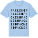 Blue Soul t-shirt med Packebo ordlek t-shirt