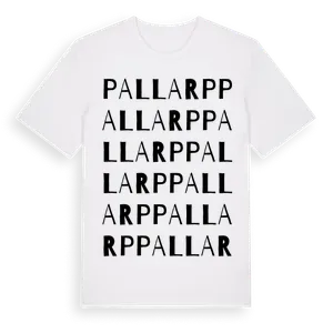 Pallarp ordlek t-shirt – ekologisk bomull t-shirt från Pinshirt