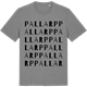 Mid Heather Gray t-shirt med Pallarp ordlek t-shirt