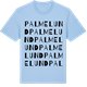 Blue Soul t-shirt med Palmelund ordlek t-shirt