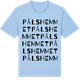 Blue Soul t-shirt med Pålshemmet ordlek t-shirt