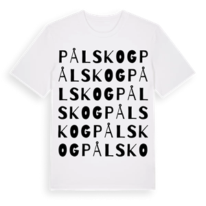 Pålskog ordlek t-shirt – ekologisk bomull t-shirt från Pinshirt