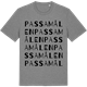 Mid Heather Gray t-shirt med Passamålen ordlek t-shirt