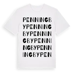 Penningby ordlek t-shirt – ekologisk bomull t-shirt från Pinshirt