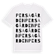 Persagården ordlek t-shirt