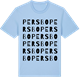 Blue Soul t-shirt med Persbo ordlek t-shirt