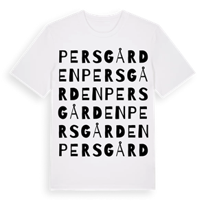 Persgården ordlek t-shirt – ekologisk bomull t-shirt från Pinshirt