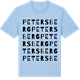 Blue Soul t-shirt med Petersberg ordlek t-shirt