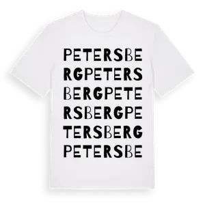 Petersberg ordlek t-shirt – ekologisk bomull t-shirt från Pinshirt