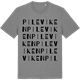 Mid Heather Gray t-shirt med Pileviken ordlek t-shirt