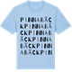 Blue Soul t-shirt med Pinnabäck ordlek t-shirt