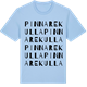 Blue Soul t-shirt med Pinnarekulla ordlek t-shirt