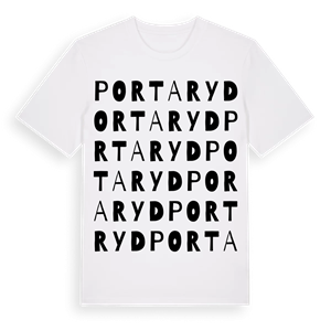 Portaryd ordlek t-shirt – ekologisk bomull t-shirt från Pinshirt