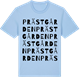 Blue Soul t-shirt med Prästgården ordlek t-shirt
