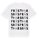 Prästharsnäs ordlek t-shirt