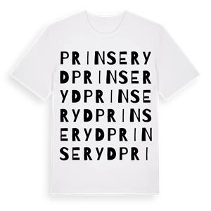 Prinseryd ordlek t-shirt – ekologisk bomull t-shirt från Pinshirt