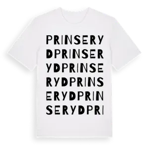 Prinseryd ordlek t-shirt – ekologisk bomull t-shirt från Pinshirt