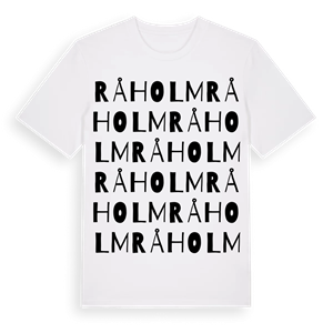 Råholm ordlek t-shirt – ekologisk bomull t-shirt från Pinshirt