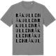 Mid Heather Gray t-shirt med Råkullen ordlek t-shirt