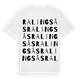 White t-shirt med Ralingsås ordlek t-shirt