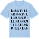 Blue Soul t-shirt med Ramkvilla ordlek t-shirt