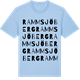 Blue Soul t-shirt med Rammsjöberg ordlek t-shirt