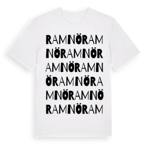 Ramnö ordlek t-shirt – ekologisk bomull t-shirt från Pinshirt