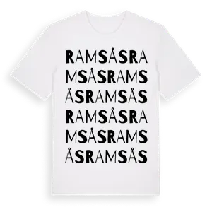 Ramsås ordlek t-shirt – ekologisk bomull t-shirt från Pinshirt