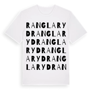 Ranglaryd ordlek t-shirt – ekologisk bomull t-shirt från Pinshirt