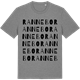 Mid Heather Gray t-shirt med Rannebo ordlek t-shirt