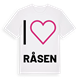 Jag älskar Råsen t-shirt stort tryck